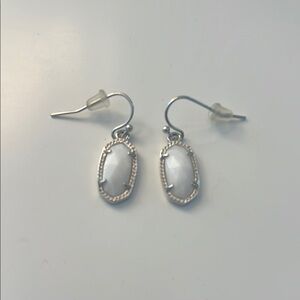 Kendra Scott White Earrings